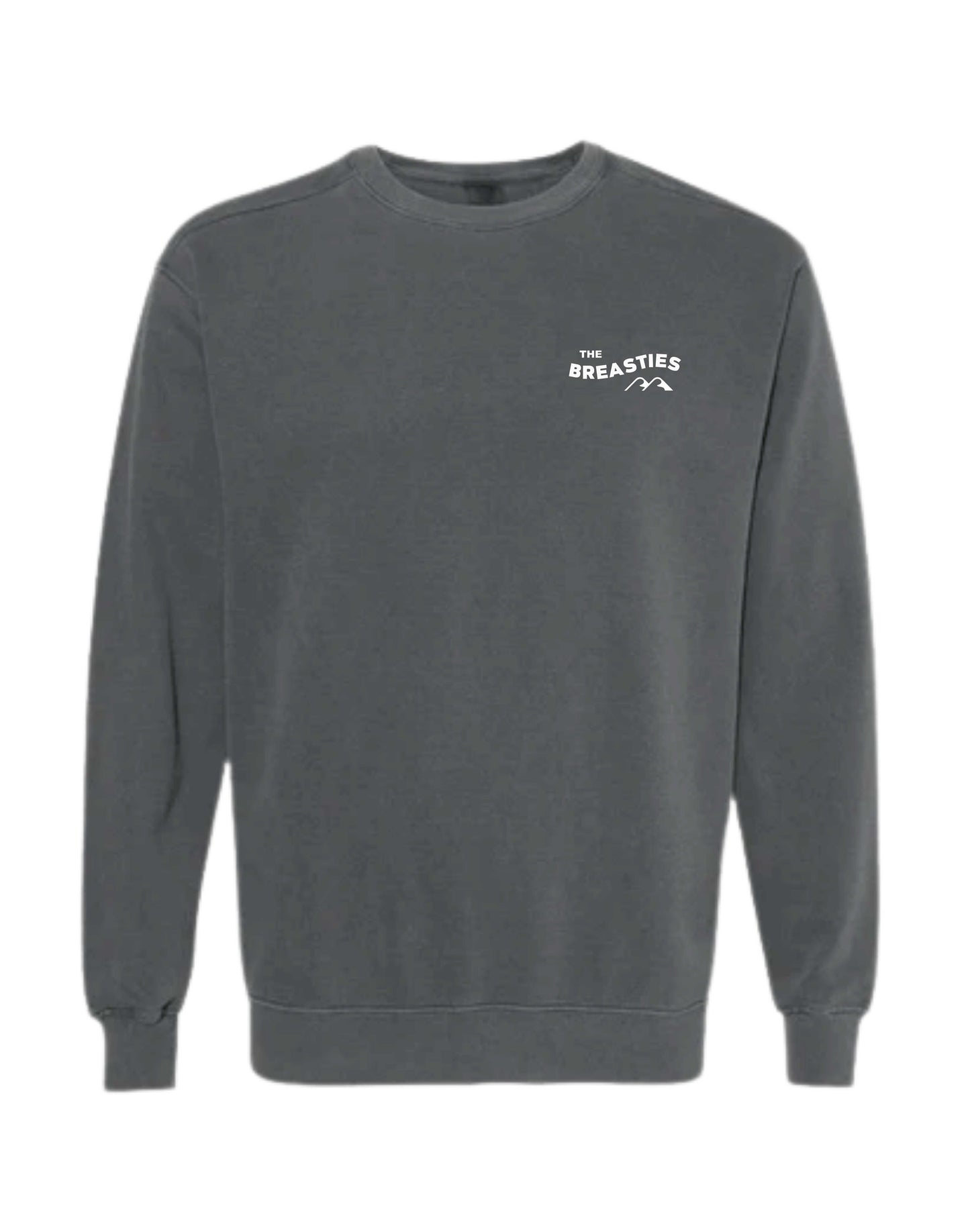Classic Breastie Logo Crewneck - Pepper