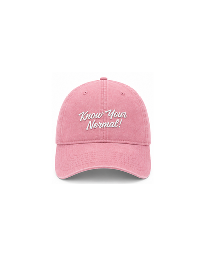 Know Your Normal Hat (Pink)