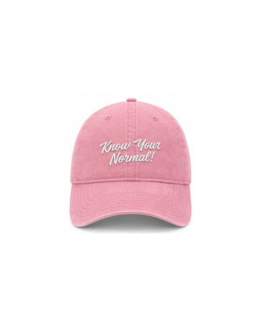 Know Your Normal Hat (Pink)