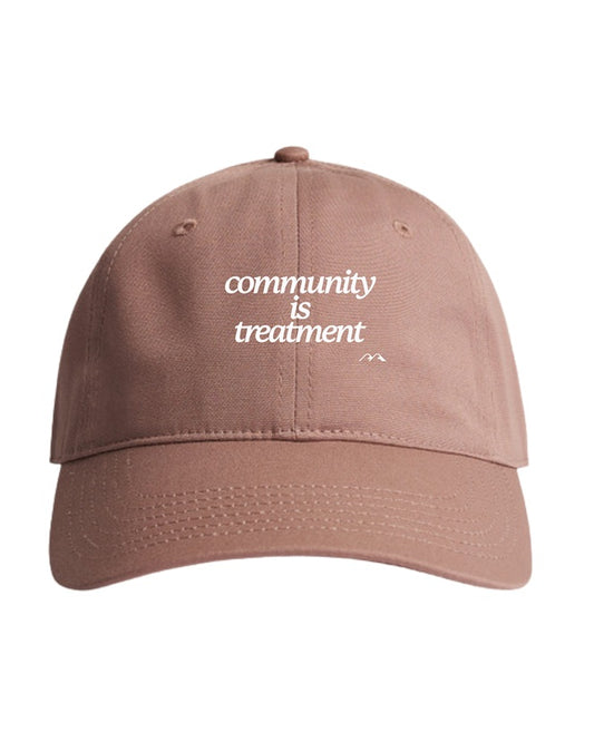 Community is Treatment Embroidered Hat