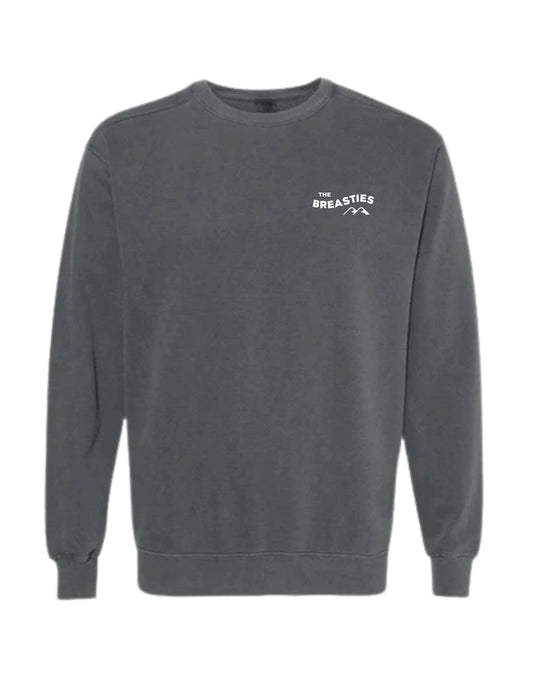 Classic Breastie Logo Crewneck - Pepper