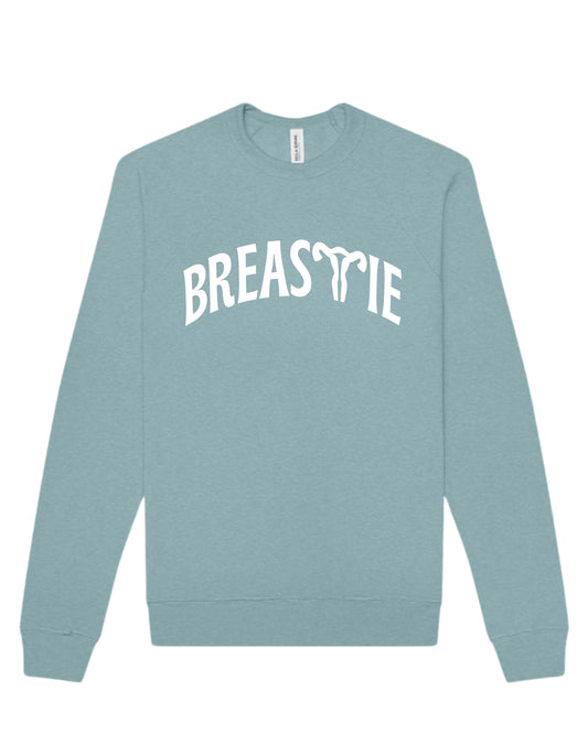BREASTIE UTERUS CREWNECK - TEAL